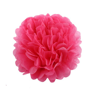 Cross-border pink paper flower ball paper fan paper tassel fishtail banner adult baby birthday party decoration Balloon Suit