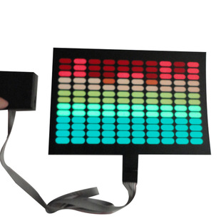 Factory Direct supply various printing patterns luminous LED luminous clothes T-shirt flexible PVC luminous film can be customized