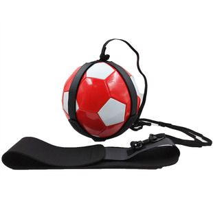 Hot-selling primary and middle school students football ball with bagging football training equipment auxiliary packing whirling strap ball bag
