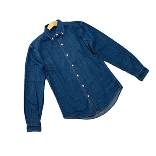 Sweep code/export single pony logo Ralph RL men and women couples denim shirt old washed coat top