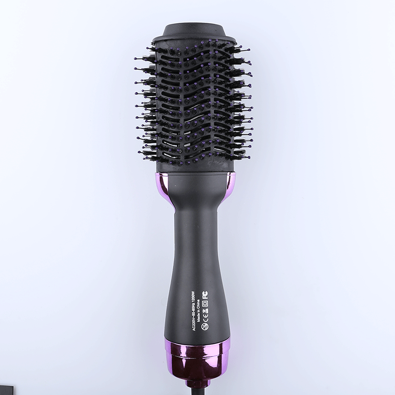 Amazon Hot Air Comb 2 in 1 Multifunctional Infrared Negative Ion Blowing Comb Straight Hair Curly Hair Styling Comb