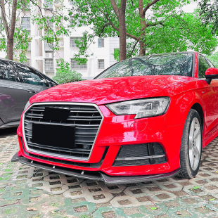 Applicable to Audi A3 S3 8V late 2017-20 Sline front bar front shovel front lip spoiler exterior modification