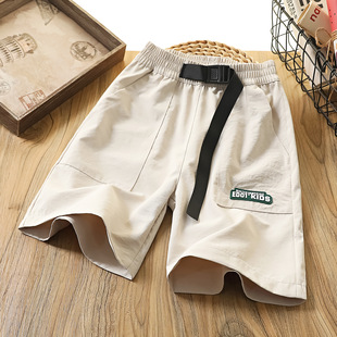 Children's Clothing Boys' Shorts Children's Quick-Drying Casual Pants 2025 Summer Thin Medium and Large Children's Student Five-Point Pants Wholesale