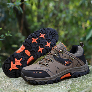 Cross-border plus size hiking shoes men's outdoor non-slip casual shoes Amazon travel shoes men's low-top non-slip running men's shoes