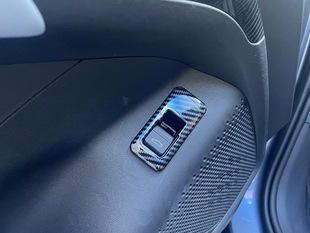 Suitable for 22 BYD seal tailgate switch carbon fiber pattern material exterior decoration modification anti-scratch anti-rub accessories modification