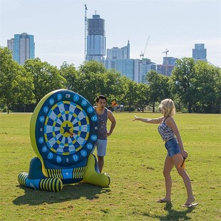 Inflatable football target factory inflatable darts large darts interactive game supplies