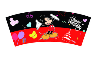 Amazon Explosions Mickey Minnie Theme Party Decoration Set Disposable Tablecloth Banner Small Flag Balloon