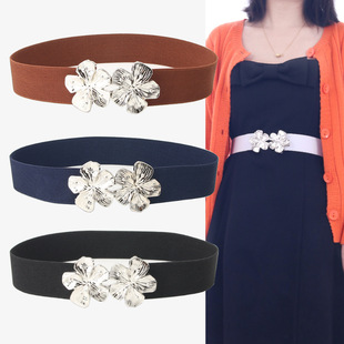 Cross-Border fashion all-match women's belt all-match decorative waist with coat waist seal waist-tight fashion black belt batch