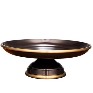 Pure Brass Fruit Dish Tribute Plate Dish Dish Household Dish for Buddha God of Wealth Dish Dharma Supplies