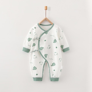 Newborn Clothes Pure Cotton 0-6 Months Baby Jumpsuit Spring and Autumn Long Climbing Clothing for Boys and Girls Baby Newborn Underwear