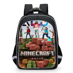 Мой мир большой фильм Minecraft рюкзак школьник школьная сумка Аниме мультфильм детский рюкзак