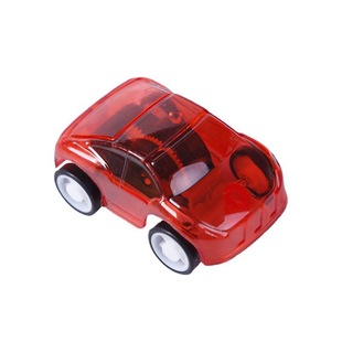 Small Toy Candy Color Pocket Huili Car Kindergarten Transparent Huili Car Stall Hot Sale