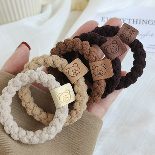 Free Shipping High Elastic Hair Rope Hair Band Women's Hair Ball Rubber Band 2025 New Bold Fashionable Simple Hair Accessories Headwear