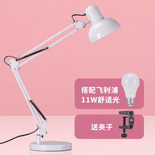 Nail Art Lighting Desktop Lamp Tattoo Shop Fill Light Workbench Long Arm Folding Incandescent Clip Lamp Plug-In Lamp