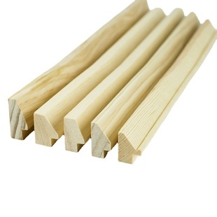 Wholesale solid wood line mortise and tenon finished product frame line source factory direct supply picture frame pine frame cabinet door frame photo frame line