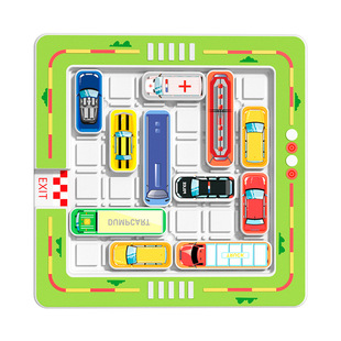 Children's Magnetic Alphabet Parking Displacement Maze Entry Toys Early Education Educational Focus Training Birthday Gift Game
