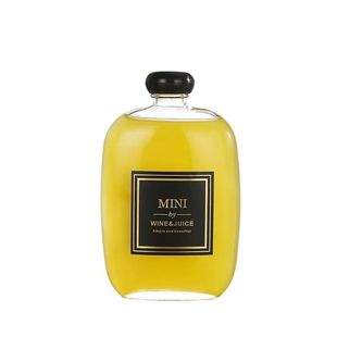Factory wholesale milk tea bottle small wine bottle juice beverage bottle glass half catty self-brewing wine bottle empty bottle transparent