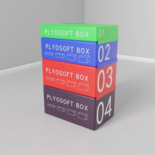 Children's Outdoor Fitness Software Training Equipment Jump Box Balance Beam Children's Feelings Teaching Aids Parkour Sports Box