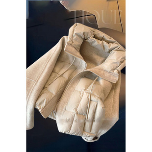 Short Coat Thickened Quilted Down Cotton-padded Jacket Winter 2024 Autumn and Winter New Winter Cotton-padded Clothes for Women