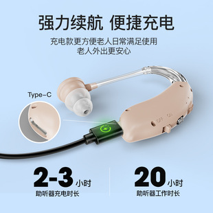 Cross-border hearing aid charging intelligent noise reduction hearing aid for the elderly BTE sound amplifier sound collector accessories wholesale
