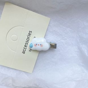 Симпатичные облака Звезда Мультфильм шпилька женская летняя боковая челка клип детский Утконос Клип маленький захват шпилька головной убор
