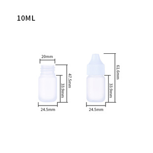 Парик пластиковая бутылка ldpe30ml пластиковая бутылка заостренный рот Внутренняя пробка Сожмите пигмент Косметическая основа жидкая Бутылка порошок бутылка