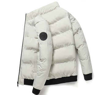 Men's New Tiger Head Collar Cotton Coat Winter Thickened Warm Cotton Coat Trendy Brand Men's Short Cotton Coat Korean Cotton Coat