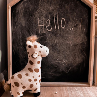 Ins New Giraffe Doll Cute Cartoon Deer Doll Baby Giraffe Pacifying Muppet Children's Room Decoration