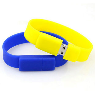 Silicone wrist strap USB 4g8g bracelet gift USB 64G wrist business creative high-speed USB spot wholesale