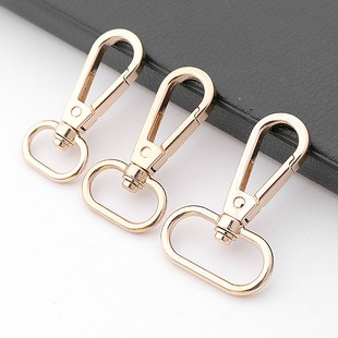 Bag Buckle Hardware DIY Accessories Men and Women's Bag with Hanging Buckle Thickened Backpack Leather Buckle Golden Belt Connection Buckle