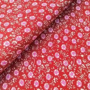 Pure cotton old-fashioned twill small flower cloth flower foreign cloth old-fashioned cotton serge pillow cloth children's cotton-padded coat cotton-padded jacket cloth