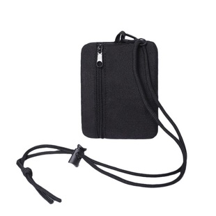 Mountain Functional Outdoor ID Bag Hanging Neck Coin Purse Card Bag Nylon Waterproof Card Case Lanyard Storage Bag
