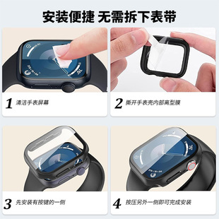 For Apple Watch S10 protective case AppleWatch s9/6 anti-fall case iwatch watch case film integrated