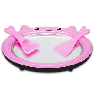 Cross-border New Style Fried Ice Plate Household Children's Small Homemade Fried Sour Milk Machine Fruit Ice Cream Stainless Steel Fried Ice Machine