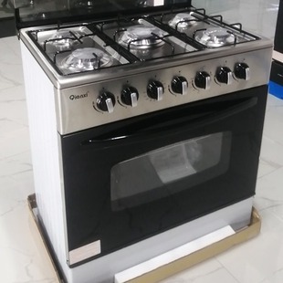5 five-head stove gas burner with oven vertical one-piece integrated stove export cross European standard British standard barbecue