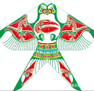 Weifang Meida Kite оптом детский мультяшный треугольник традиционный цветок сливы пион Ша Ян стойло ночной рынок Easy Fly Factory