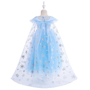 Новая детская одежда Frozen девушка платье Aisa Anna платье платье для хэллоуин костюм для волос