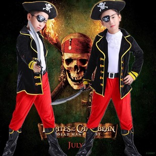 Halloween children's clothing boys cospaly Pirate King role play Prince clothes performance suit