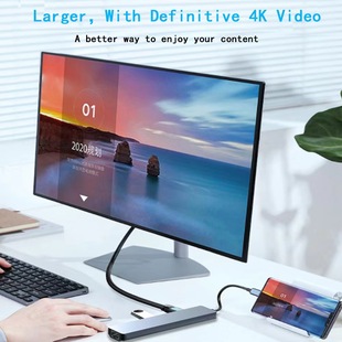 Cross-border hot-selling ten-in-one expansion dock Type-c to hdmi4k30hz HD usb3.0hub converter