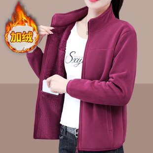 Cross-border fleece-lined short coat women 2024 new autumn and winter plus size winter clothing lamb wool casual fleece sweater wholesale