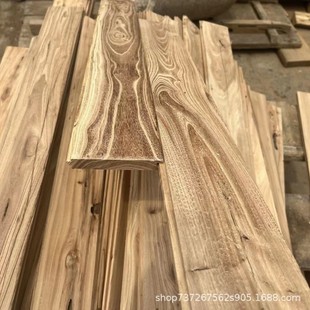 Old Elm Retro Bar Board Natural Texture Desktop Balcony Bay Window Board Old Thickeneded Office Tea Table Panel