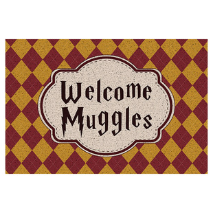 Ins Wind Silk Ring Floor Mat Harry Potter Door Dust Removal Foot Mat Entrance Home Non-Slip Wear-Resistant Cuttable Door Mat