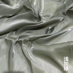 Ветер атласный Hanfu атласный водяная ткань полупрозрачный