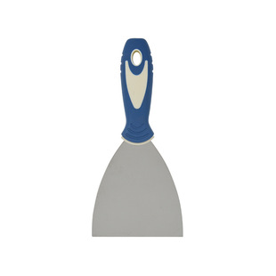 Double-color handle Stainless Steel putty knife Stainless Steel putty scraper plastic handle polishing Wall porcelain scraper cleaning shovel knife