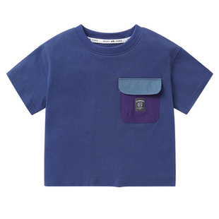 Boys' short-sleeved T-shirt summer clothes summer children's clothing children's baby children's shirt half-sleeved summer tide U15716