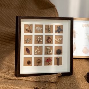 Photo frame table diy thick three-dimensional hollow production specimen display frame 6 inch 7 inch 10 inch wholesale dried flower photo frame