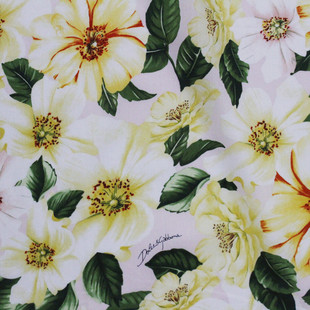 in stock Supply Foundation European and American Big Flower Reactive Fresh Printing Cotton Poplin Shirt Hanfu Women's Fabric