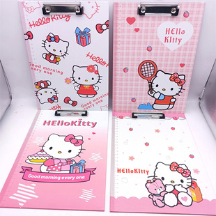Sanrio Папка Мелодия Yugui Собака Студент Блокнот для письма Мультфильм Доска Зажим Высокое Цветное Значение A4 Тестовая Бумага Шина
