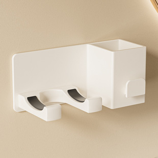 Hair dryer storage rack punch-free bathroom wall-mounted hair dryer bracket bathroom hair dryer storage rack rack