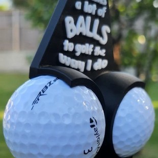 Cross-border New Golf Ball Holder Funny Golf Gifts Golf Rack